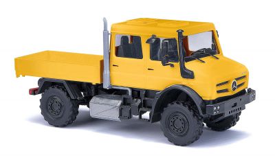 Busch Mb unimog double cab.jaune