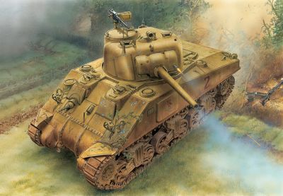 --Dragon-M4 Sherman 75mm Normandie