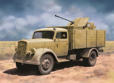 Dragon Camion Alld 3t avec FlaK 38