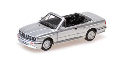 voitures-civiles-1/87-Minichamps-Bmw m3(e30) cab.argent 1988